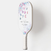 Hij geeft me vlinders Vrijgezellenfeest Pickleball Paddle (Links)