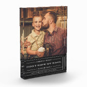 Hij had mijn back Vaderdag fotoblok (Links)