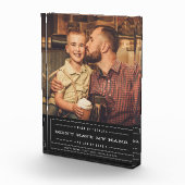 Hij had mijn back Vaderdag fotoblok (Rechts)