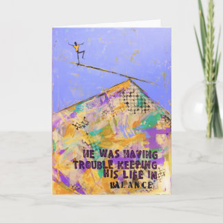 Hij had probleem die zijn leven in evenwicht kaart