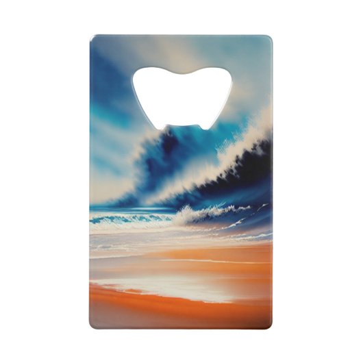 Hij heeft alles mooi flesopener gemaakt kredietkaart flessenopener (Achterkant)