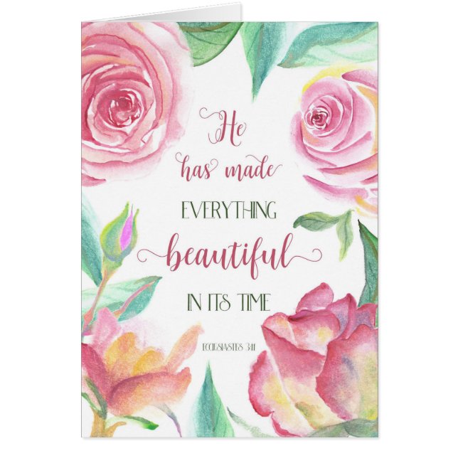 Hij heeft alles mooi gemaakt, 3:11 (Voorkant)