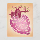 Hij heeft de eeuwigheid in het menselijk hart gepl briefkaart (Voorkant)