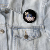 Hij heeft de hele wereld... ronde button 5,7 cm (In situ)