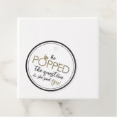 Hij heeft de vragenlijst beantwoord bedankjes labels (In situ)