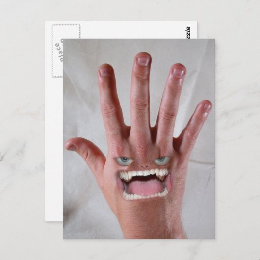 Hij heeft een gemene backhand! briefkaart (Voorkant / Achterkant)