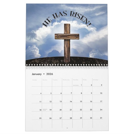 Hij heeft een rigoureus dwarse hemel kalender (Jan 2026)