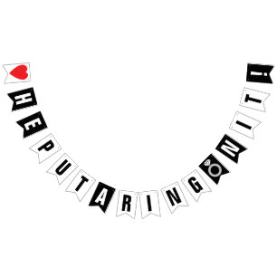 HIJ HEEFT ER EEN RING OP GELEGD! BRUILOFT VERLOVIN VLAGGETJES