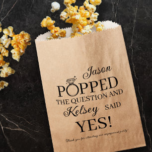 Hij Heeft Ja Gezegd Verlovingsfeest Popcorn Bedankzakje