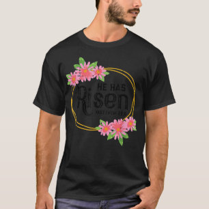 Hij heeft Matthew 286 Paasherstel T-shirt