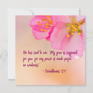 Hij heeft mij Christelijk Floral Inspirerend gezeg