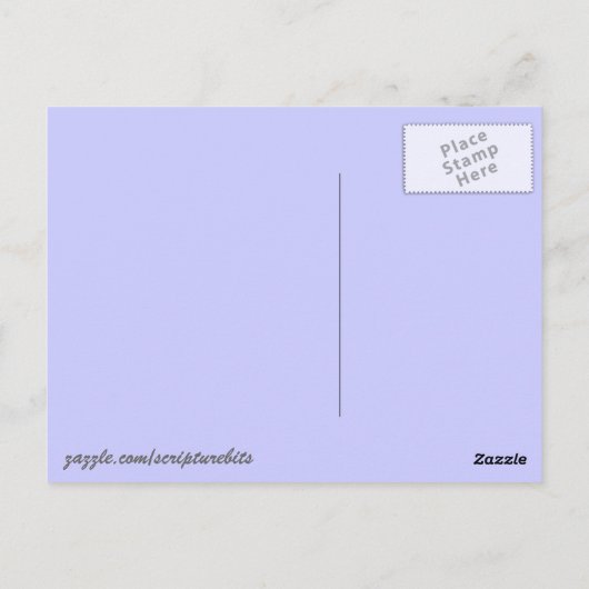 Hij heeft ons gered, niet vanwege de juiste dingen briefkaart (Achterkant)