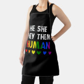 Hij heeft ze getrakteerd op menselijke LGBTQ homo  Schort (Insitu)