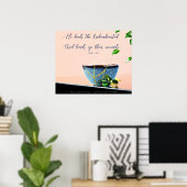 Hij heelt de gebarsten haren. poster (Thuiskantoor)