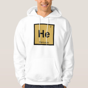 Hij - Hercules Grieks Chemie Periodiek Systeem Hoodie
