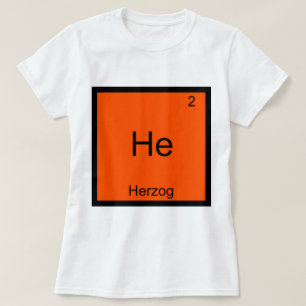 Hij - Herzog Funny Chemistry Element Symbol T-Shir T-shirt