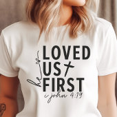 Hij hield van ons als eerste Tri-Blend shirt