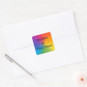 Hij/hij of zij/Them Pronoun sticker (Envelop)