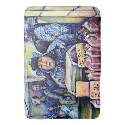 Hij hoorde wat ik zag badmat (Voorkant Verticaal)