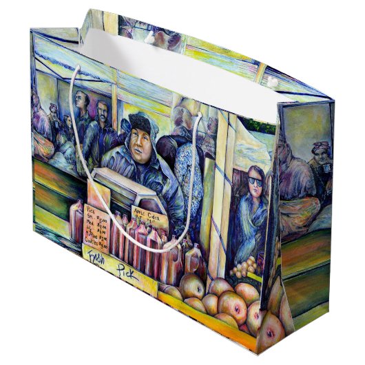 Hij hoorde wat ik zag groot cadeauzakje (Achterkant Gekanteld)