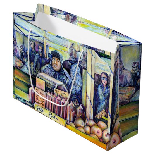 Hij hoorde wat ik zag groot cadeauzakje (Voorkant Gekanteld)