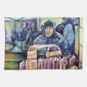 Hij hoorde wat ik zag theedoek (Horizontaal)