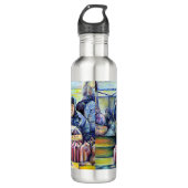 Hij hoorde wat ik zag waterfles  (Voorkant)