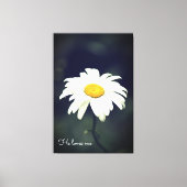 Hij houdt van me Daisy Canvas (Voorkant)