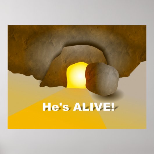 Hij is Alive. Poster (Voorkant)