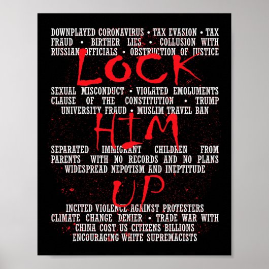 Hij is anti-Trump Poster (Voorkant)