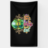 Hij is Christelijk Easter Happy Day Spandoek (Verticaal)