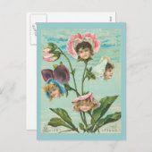 Hij is  Christelijk Pasen Feestdagenkaart (Voorkant / Achterkant)