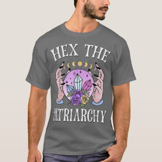 Hij is de patriarchy Witch Wicca Women Cute Vintag T-shirt