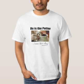 Hij is de Potter...ik ben de klei T-shirt