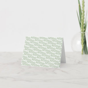 Hij is de Wijnstok, wij zijn de ranken Feestdagen Kaart