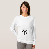 Hij is een kicker - Verwacht dat moeder moeder moe T-shirt (Voorkant volledig)