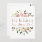 Hij is een Roze, mooi roosterrooster Briefkaart (Voorkant / Achterkant)