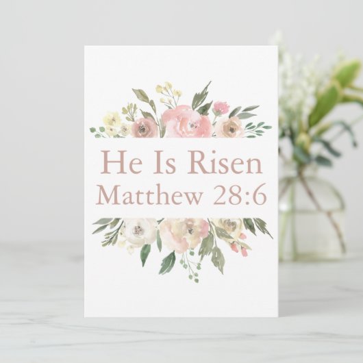 Hij is een Roze, mooi roosterrooster Kaart (Staand voorkant)