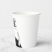 Hij is een Wilde 1 - 1e verjaardag Gouden Kroon Papieren Bekers (Achterkant)