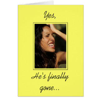 Hij is eindelijk weg