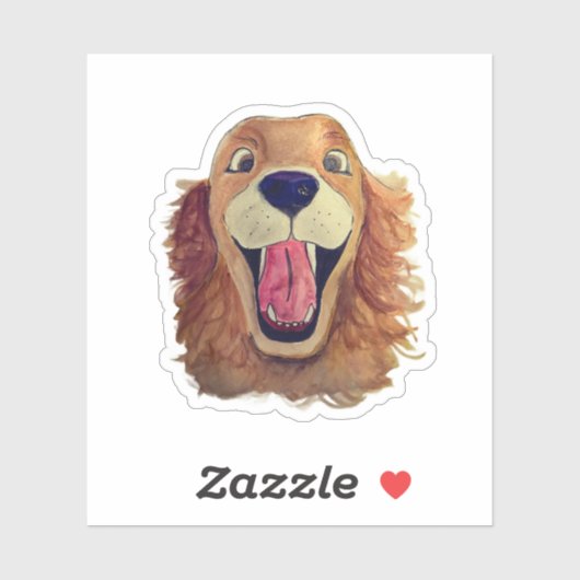 Hij is gelukkig sticker (Vel)