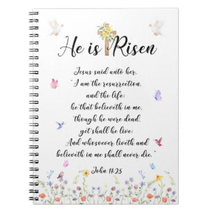 Hij is het Notitieboek van Risen-Easter