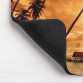 Hij is hier niet, hij is opgestaan uit Lukas 24:6  Muismat (Hoek)