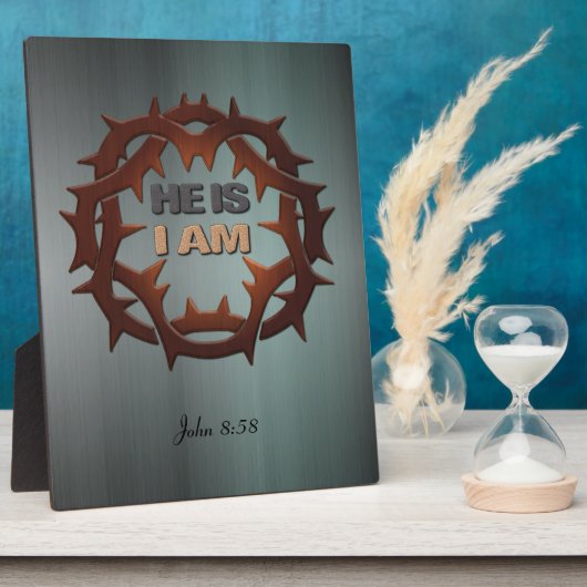 Hij is, ik ben Poster Plaque Fotoplaat (Zijkant)