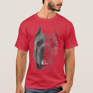 Hij is je vriend je partner je hond Cane Corso T-shirt