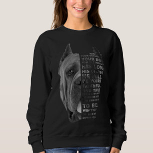 Hij is je vriend, je partner, je hond lijm. trui