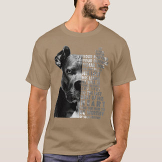 Hij is je vriend je partner je verdediger Pitbu T-shirt