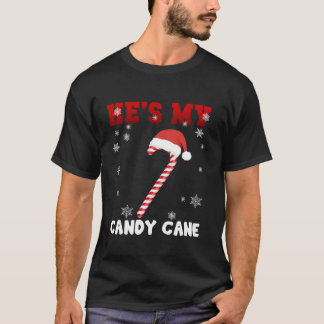 Hij is mijn Candy Cane Ze is mijn Snoepjes Matchin T-shirt