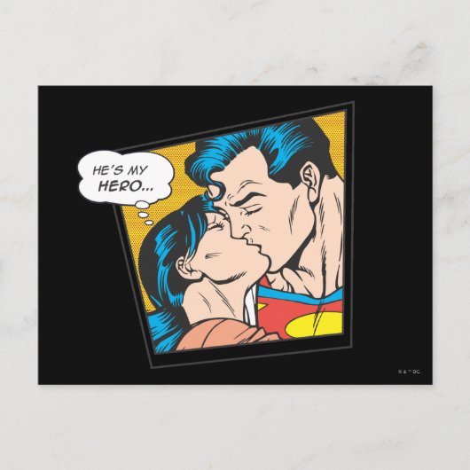 Hij is mijn held briefkaart (Voorkant)