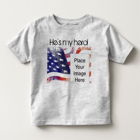 Hij is mijn Hero. shirts (Voorkant)